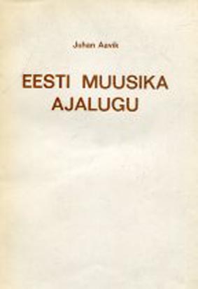 Eesti muusika ajalugu I kaanepilt – front cover