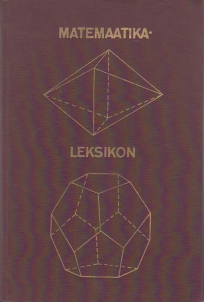 Matemaatikaleksikon kaanepilt – front cover