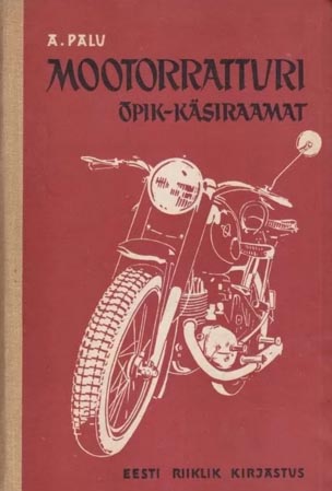 Mootorratturi õpik-käsiraamat kaanepilt – front cover