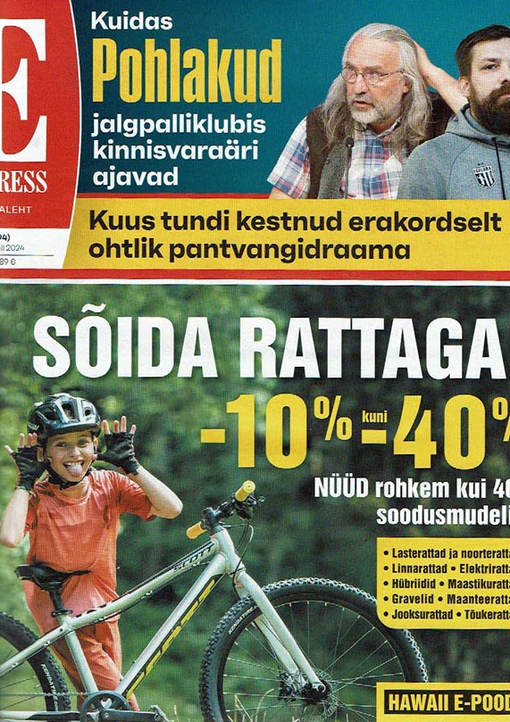 Pohlaku kinnisvaraäri, Eesti Ekspress 24. aprill 2024 kaanepilt – front cover