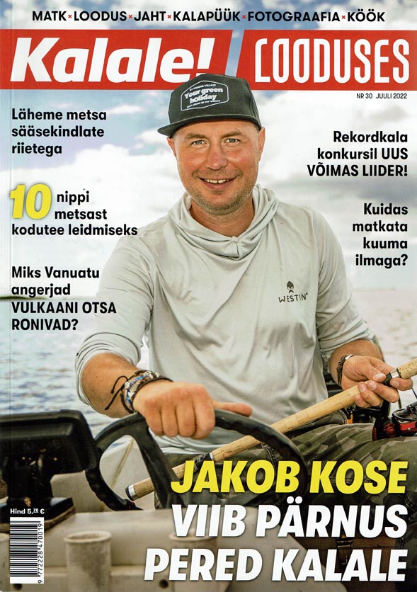 Ajakiri „Kalale!”, juuli 2022 kaanepilt – front cover