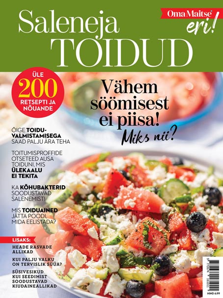 Saleneja toidud: Oma Maitse eri! kaanepilt – front cover