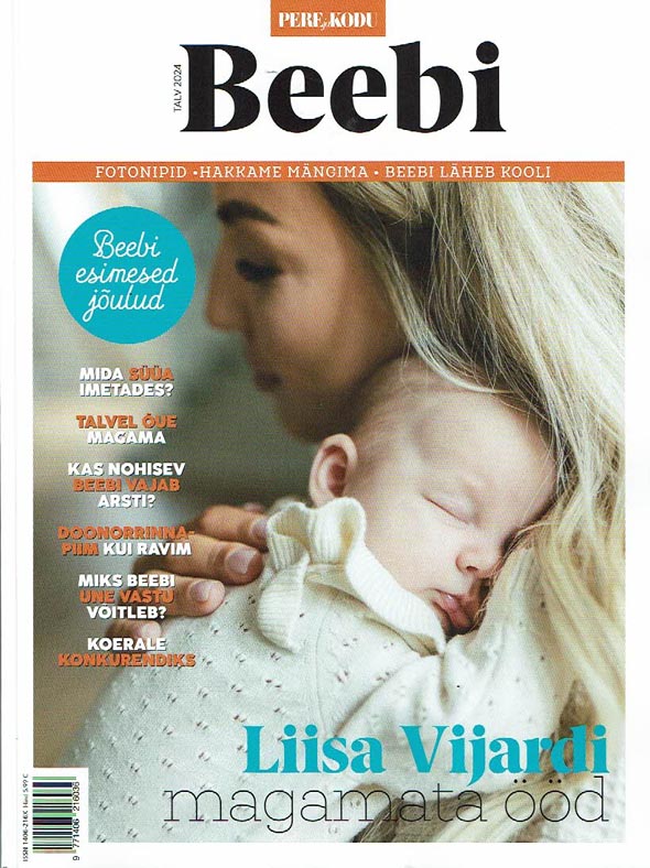 Beebi, ajakirja „Pere ja kodu” lisaväljaanne, talv 2024 kaanepilt – front cover