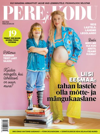 Liisi Eesmaa kirev argimaagia Pere ja Kodu, mai 2024 kaanepilt – front cover