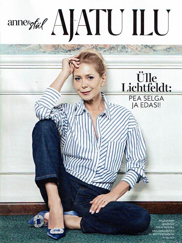 Ülle Lichtfeldt: pea selga ja edasi! Anne & Stiil eriväljaanne Ajatu Ilu kaanepilt – front cover