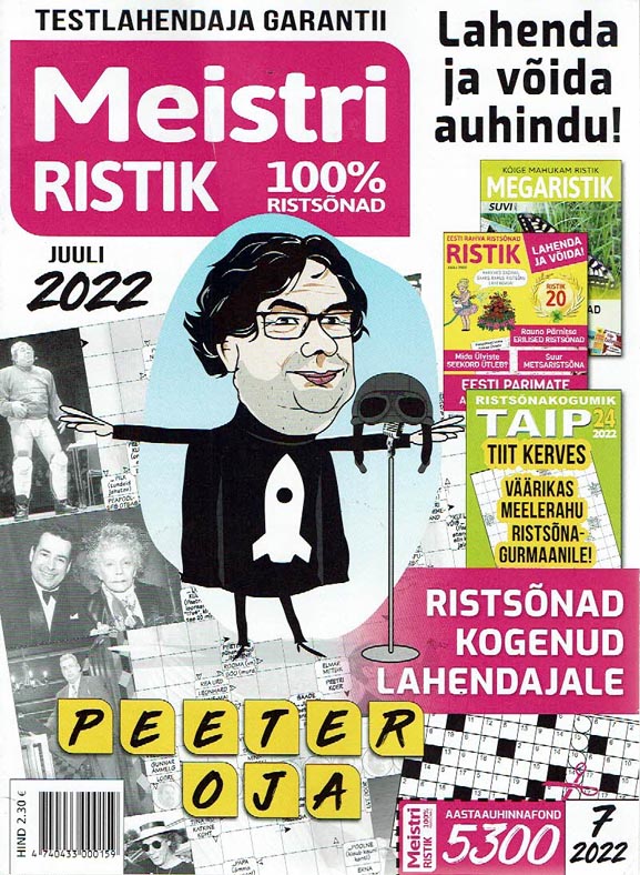 Meistri ristik, juuli 2022 Peeter Oja kaanepilt – front cover