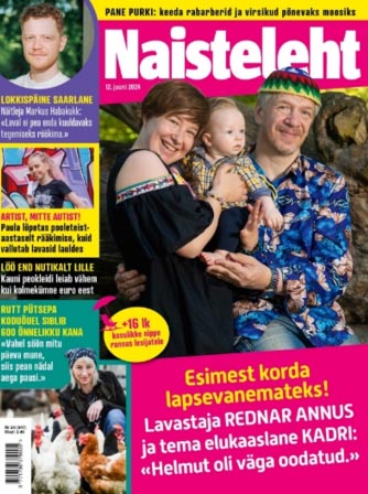 Rednar Annus ja Kadri Lukk esimest korda lapsevanemateks Naisteleht, 12. juuni 2024 kaanepilt – front cover