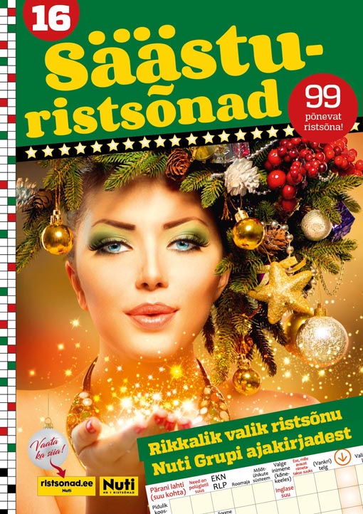 Säästuristsõnad 16 99 põnevat ristsõna kaanepilt – front cover