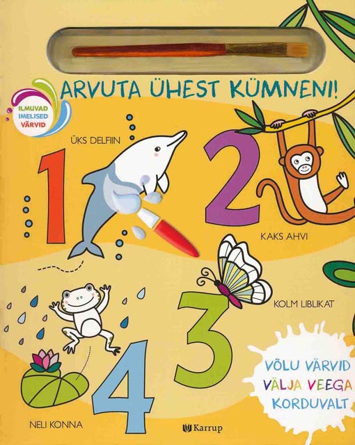 Arvuta ühest kümneni kaanepilt – front cover