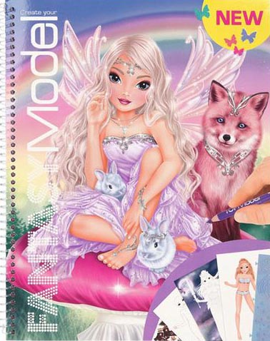 Create Your Fantasy Colouring & Sticker Book kaanepilt – front cover