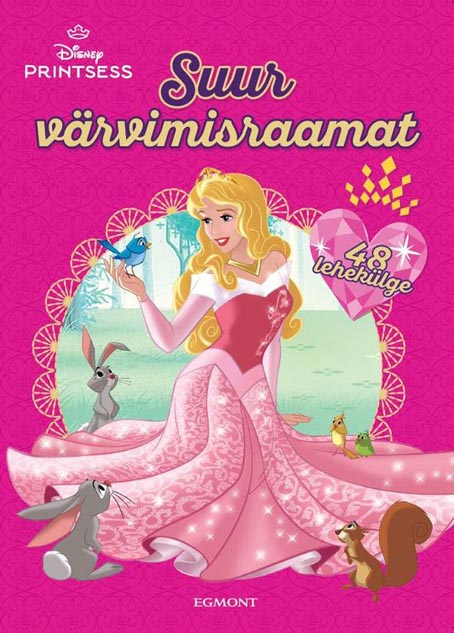 Disney Printsess: suur värvimisraamat kaanepilt – front cover