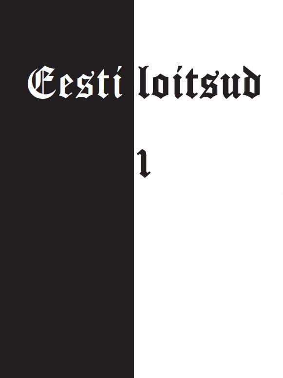 Eesti loitsud: arstimissõnad I kaanepilt – front cover