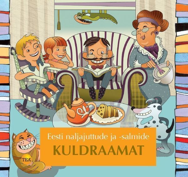 Eesti naljajuttude ja -salmide kuldraamat kaanepilt – front cover