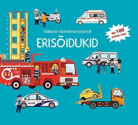 Erisõidukid: väikese autofänni raamat kaanepilt – front cover