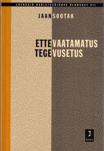 Ettevaatamatus • Tegevusetus kaanepilt – front cover