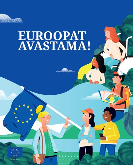 Euroopat avastama! Õppematerjal lastele kaanepilt – front cover