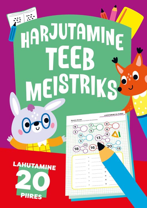 Harjutamine teeb meistriks: lahutamine 20 piires Lahutamine kahekümne piires kaanepilt – front cover