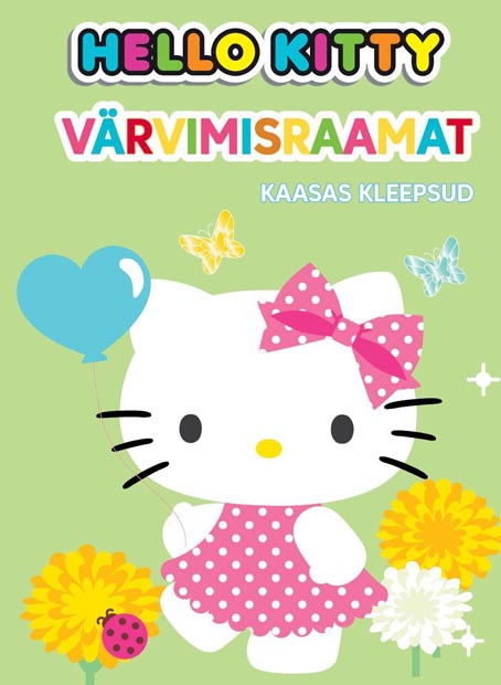 Hello Kitty värvimisraamat