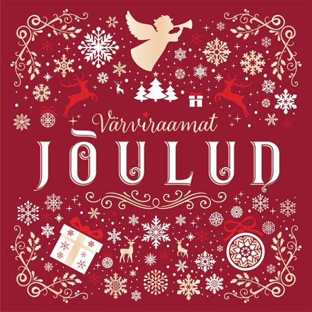 Jõulud: värviraamat kaanepilt – front cover