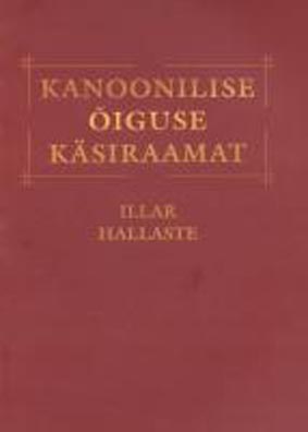 Kanoonilise õiguse käsiraamat kaanepilt – front cover