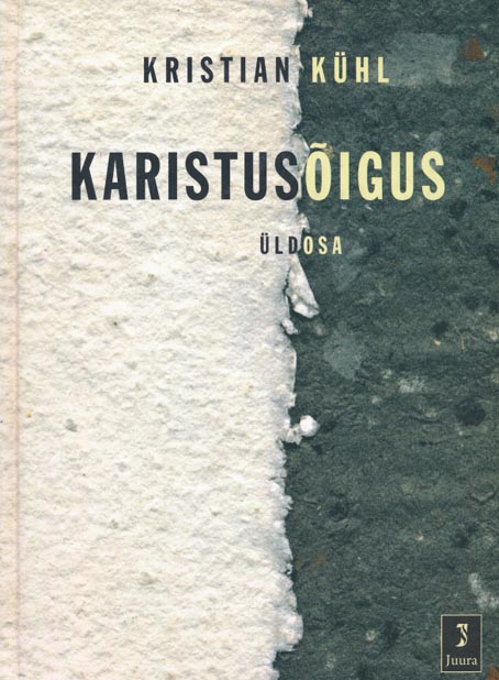 Karistusõigus: üldosa kaanepilt – front cover