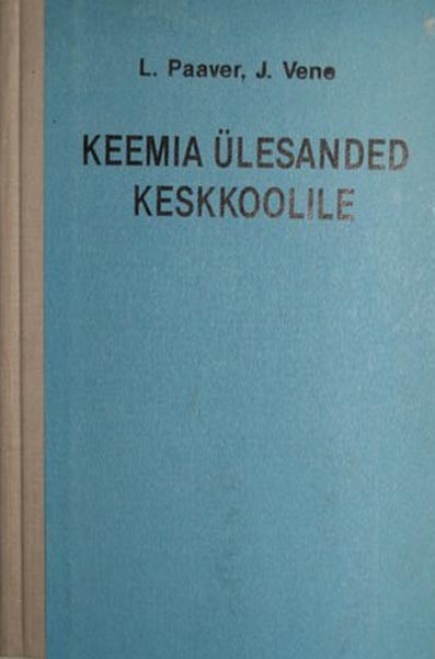 Keemia ülesanded keskkoolile kaanepilt – front cover