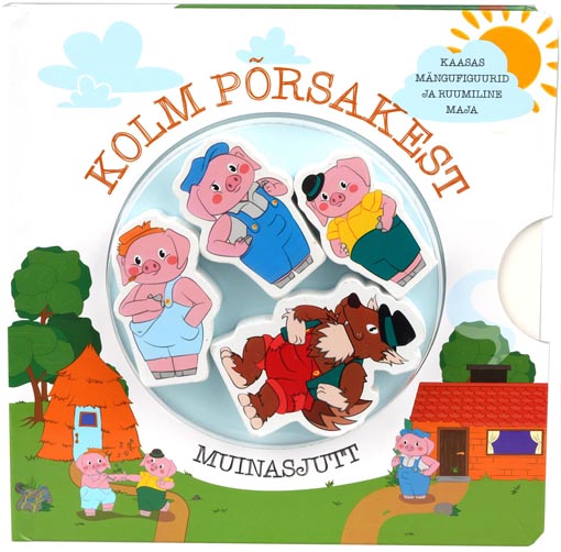 Kolm põrsakest kaanepilt – front cover