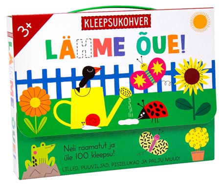 Kleepsukohver „Lähme õue!” kaanepilt – front cover