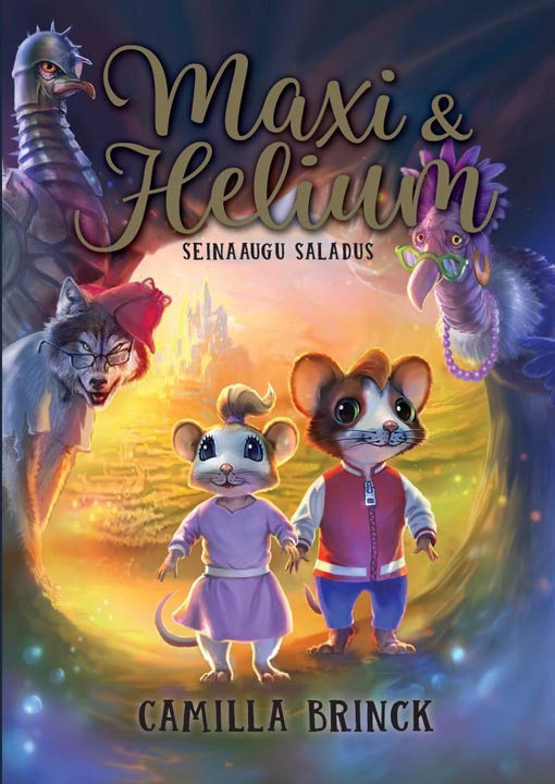 Maxi & Helium: seinaaugu saladus kaanepilt – front cover