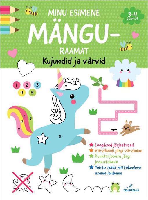 Minu esimene mänguraamat: kujundid ja värvid kaanepilt – front cover