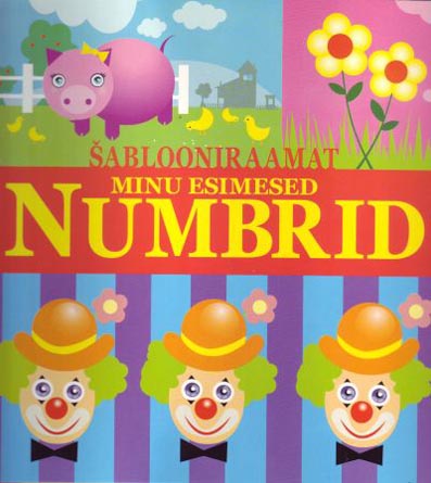 Minu esimesed numbrid: šablooniraamat kaanepilt – front cover