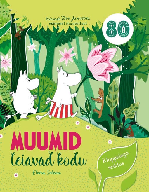 Muumid leiavad kodu Klappidega seiklus kaanepilt – front cover