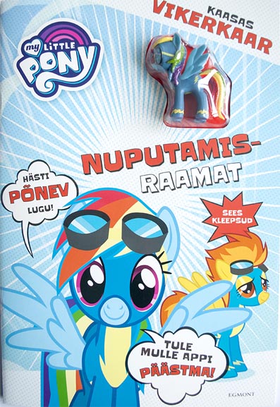 My Little Pony nuputamisraamat: kaasas Vikerkaar Projekt Orkaan kaanepilt – front cover