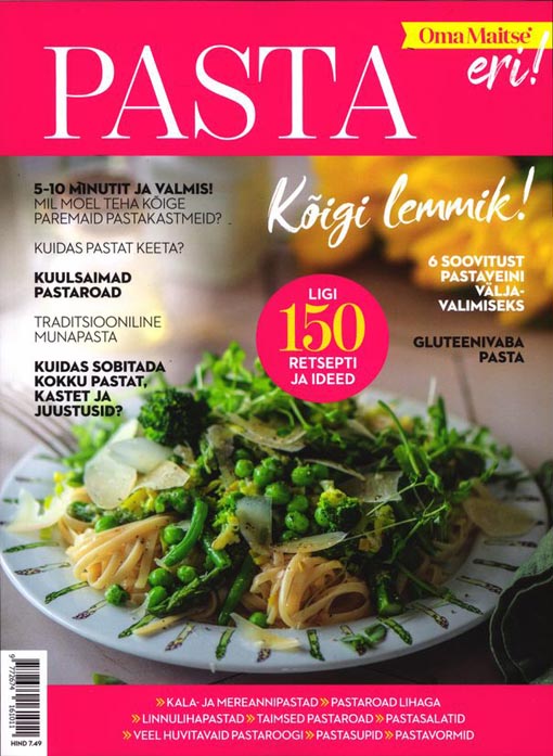 Pasta: Oma Maitse eri! kaanepilt – front cover