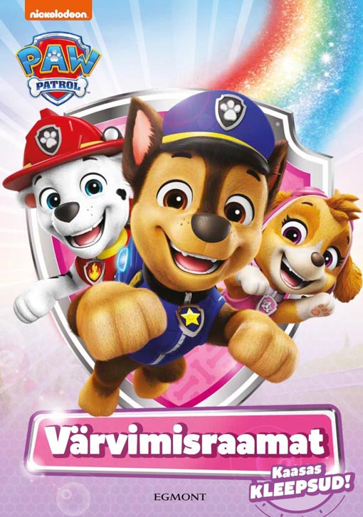 Paw Patrol: värvimisraamat kleepsudega