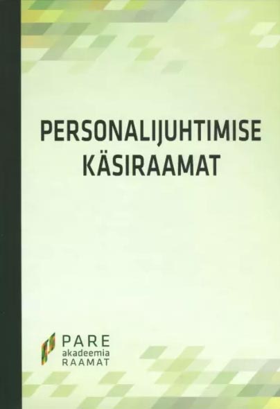 Personalijuhtimise käsiraamat kaanepilt – front cover