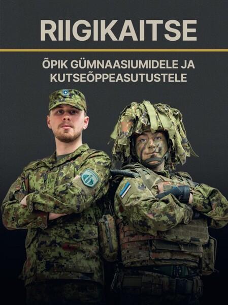 Riigikaitse: õpik gümnaasiumidele ja kutseõppeasutustele kaanepilt – front cover