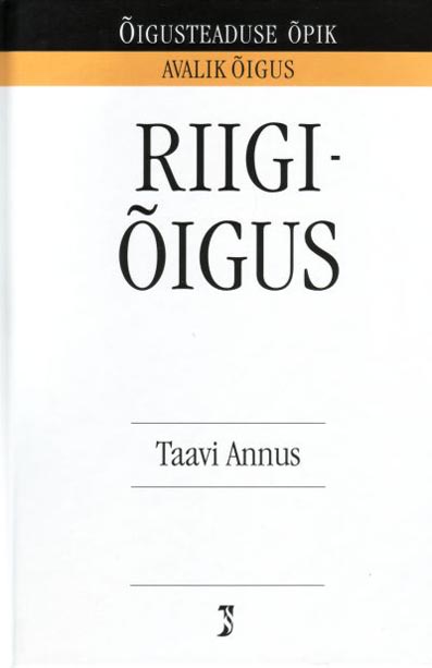 Riigiõigus kaanepilt – front cover