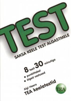 Test: saksa keele test algastmele kaanepilt – front cover