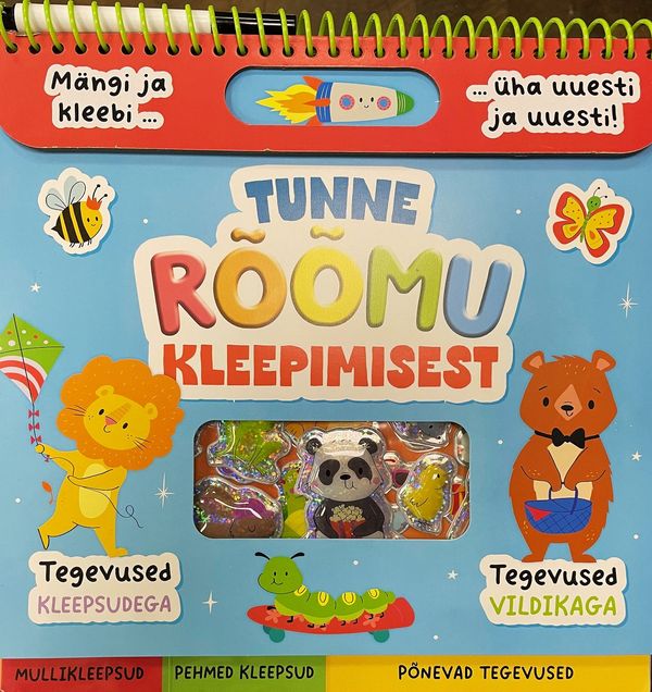 Tunne rõõmu kleepimisest: tegevused kleepsudega Tegevused vildikaga kaanepilt – front cover