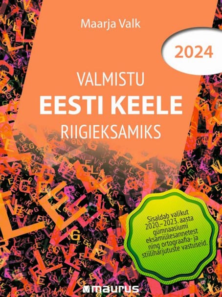 Valmistu eesti keele riigieksamiks 2024 kaanepilt – front cover