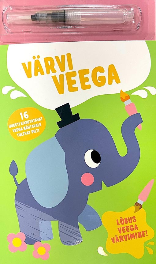 Värvi veega (elevant) kaanepilt – front cover