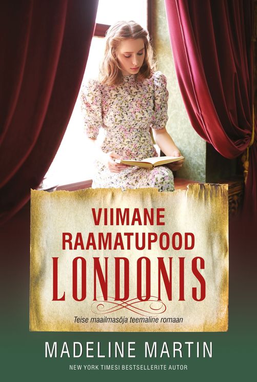 Viimane raamatupood Londonis Teise maailmasõja teemaline romaan kaanepilt – front cover