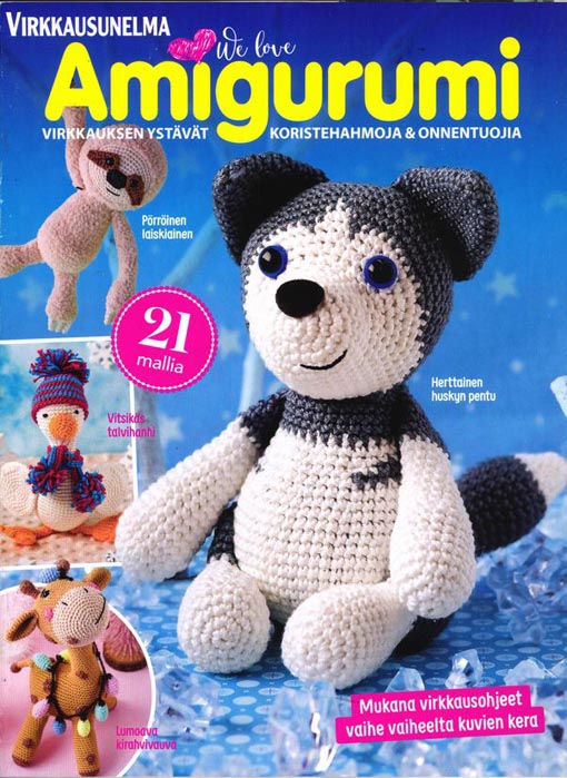 Virkkausunelma: we love amigurumi kaanepilt – front cover